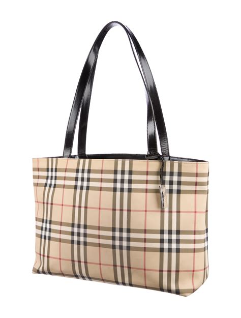 burberry brit nova check coat|Burberry nova check tote price.